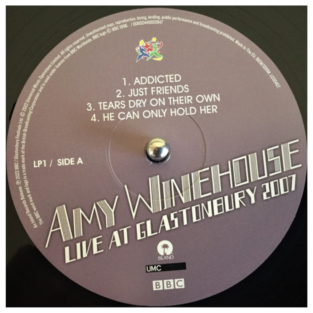 AMY WINEHOUSE - LIVE AT GLASTONBURY 2007 (2LP) | VINILO