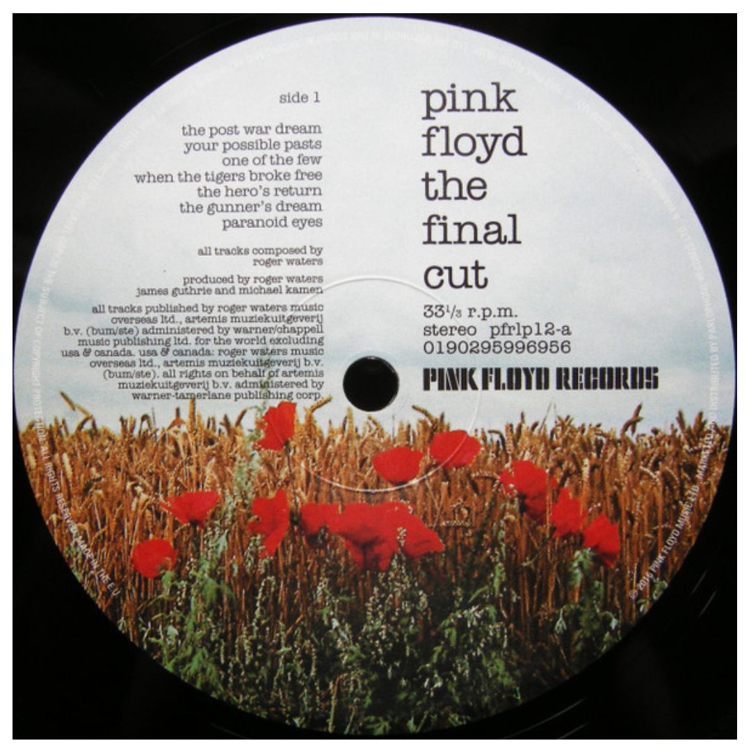 PINK FLOYD - THE FINAL CUT  | VINILO