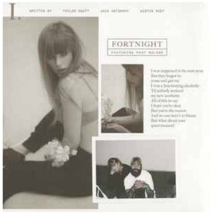 TAYLOR SWIFT - THE TORTURED POETS DEPARTMENT (INCLUYE POSTER & FOTOS) | CD