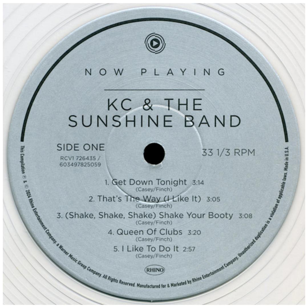 KC & THE SUNSHINE BAND - NOW PLAYING (CLEAR VINYL) | VINILO