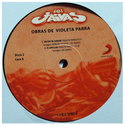 LOS JAIVAS - OBRAS DE VIOLETA PARRA (2LP) | VINILO