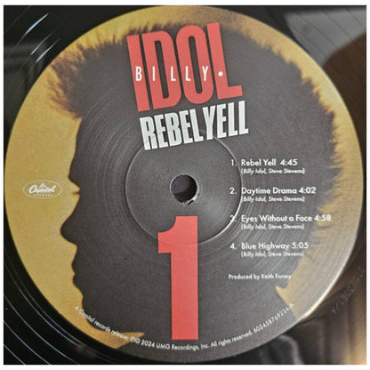 BILLY IDOL - REBEL YELL (2LP) (40TH ANNIVERSARY) | VINILO