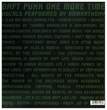 DAFT PUNK - ONE MORE TIME | 12" MAXI SINGLE USADO