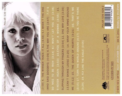 AGNETHA FÄLTSKOG - THAT'S ME: THE GREATEST HITS  | CD
