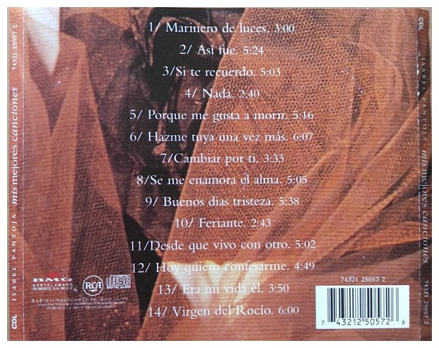 ISABEL PANTOJA - MIS MEJORES CANCIONES | CD