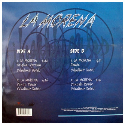 ILEGALES - LA MORENA | 12" MAXI SINGLE USADO