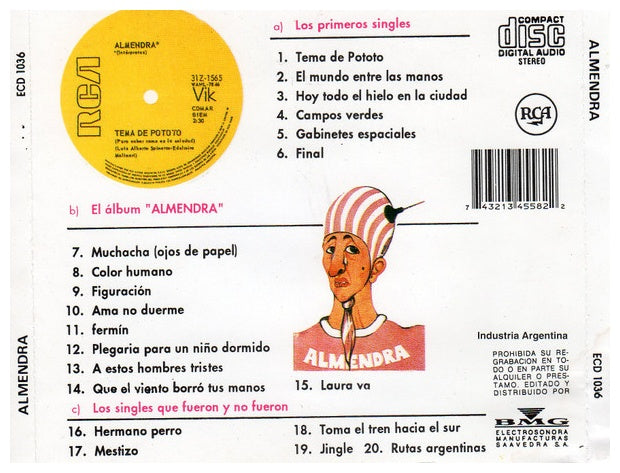 ALMENDRA - ALMENDRA (1ER ALBUM) | CD