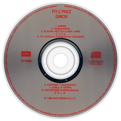 FITO PAEZ - GIROS | CD