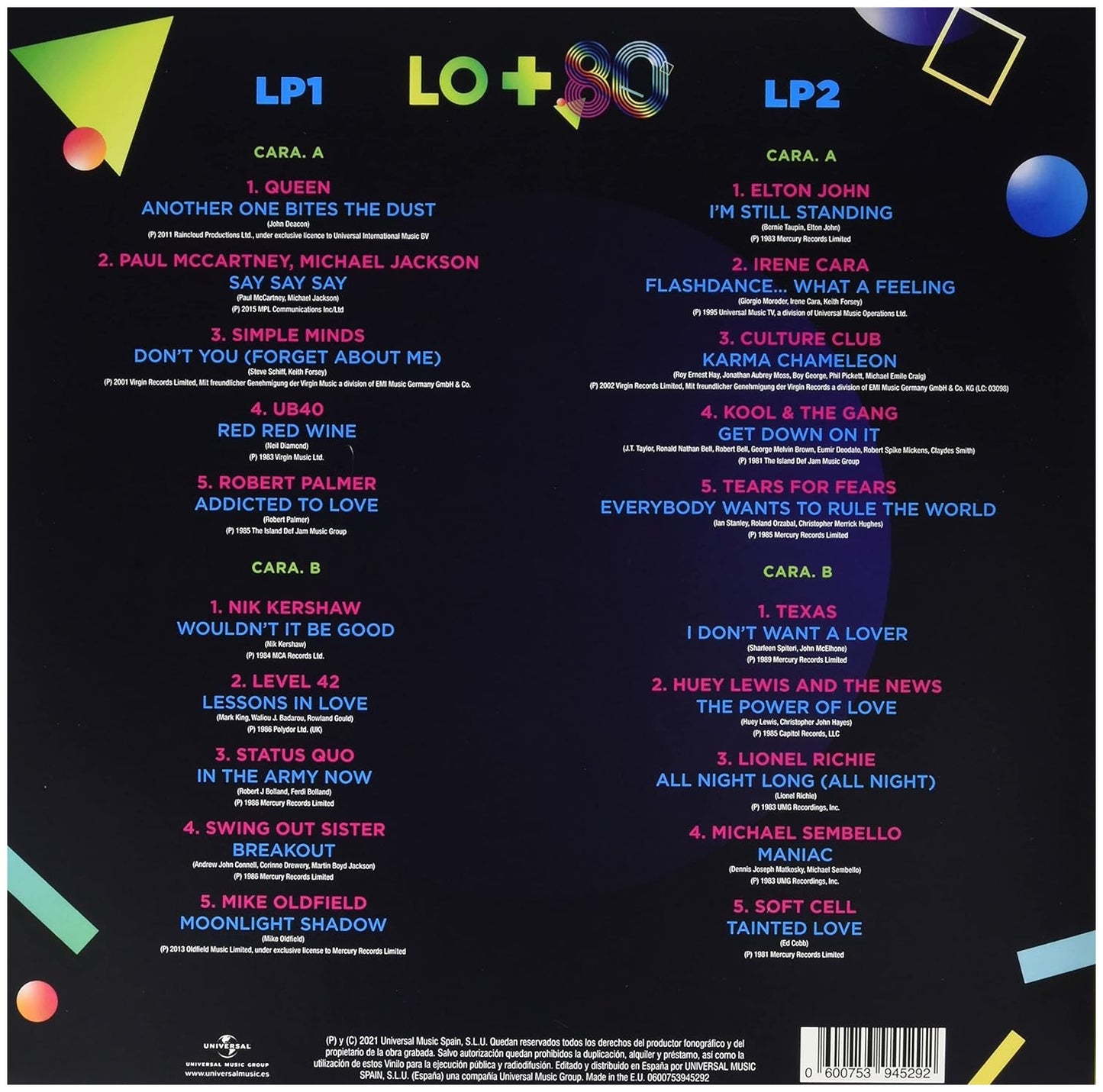 LO +80 - VARIOUS ARTIST (2LP) | VINILO