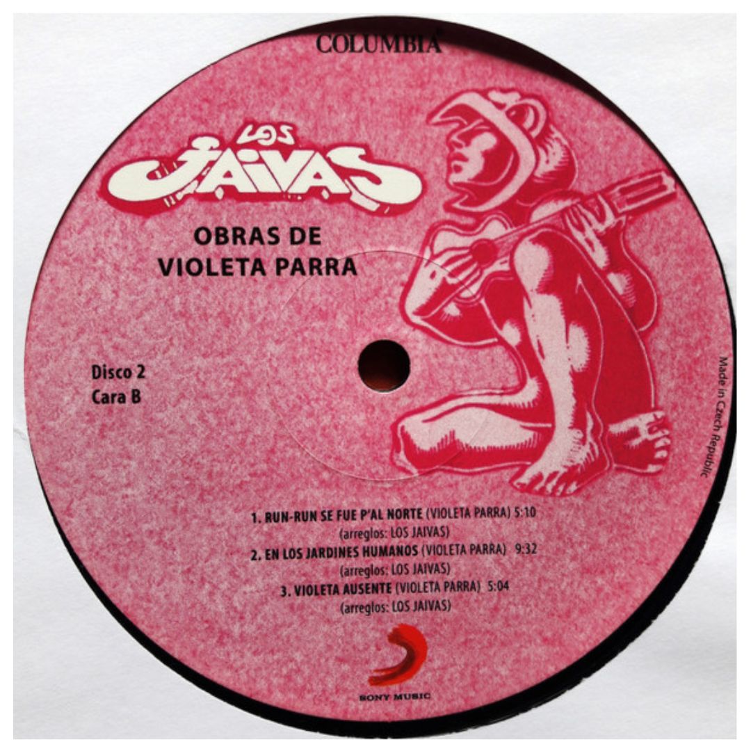 LOS JAIVAS - OBRAS DE VIOLETA PARRA (2LP) | VINILO