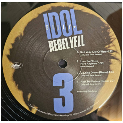 BILLY IDOL - REBEL YELL (2LP) (40TH ANNIVERSARY) | VINILO