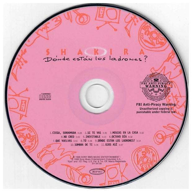 SHAKIRA - DONDE ESTAN LOS LADRONES | CD