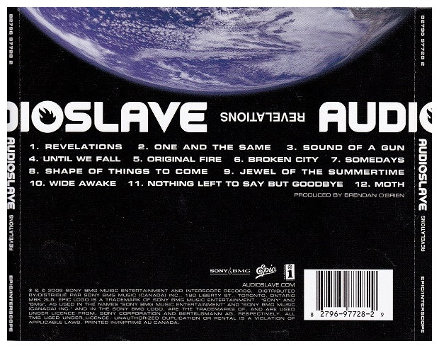 AUDIOSLAVE - REVELATIONS | CD