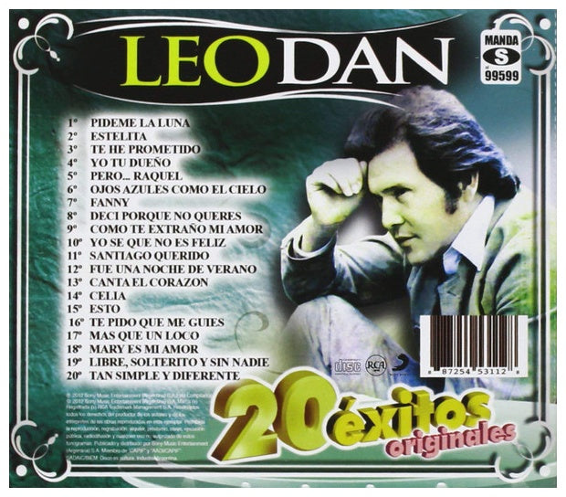 LEO DAN - 20 EXITOS ORIGINALES | CD