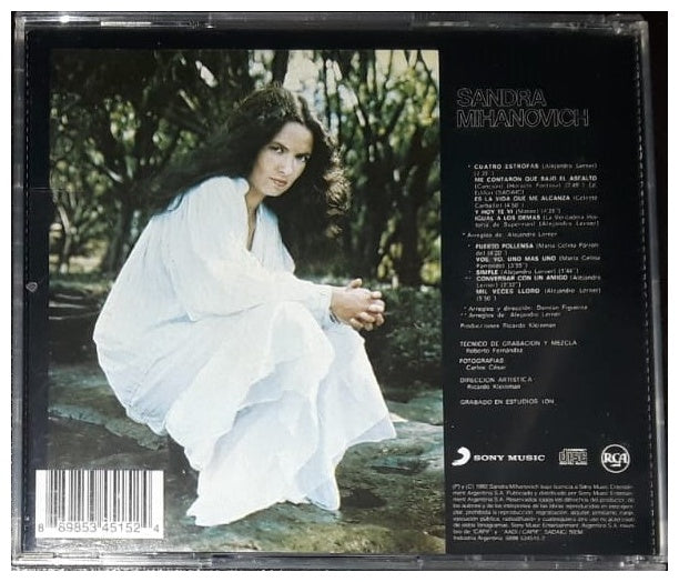 SANDRA MIHANOVICH  - SANDRA MIHANOVICH | CD