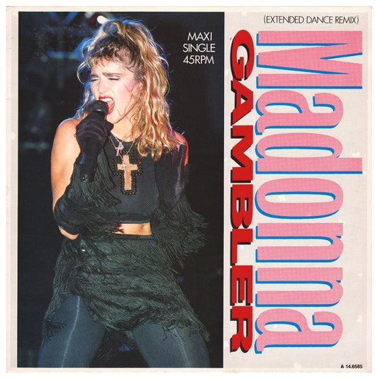 MADONNA - GAMBLER (EXTENDED) | 12" MAXI SINGLE USADO
