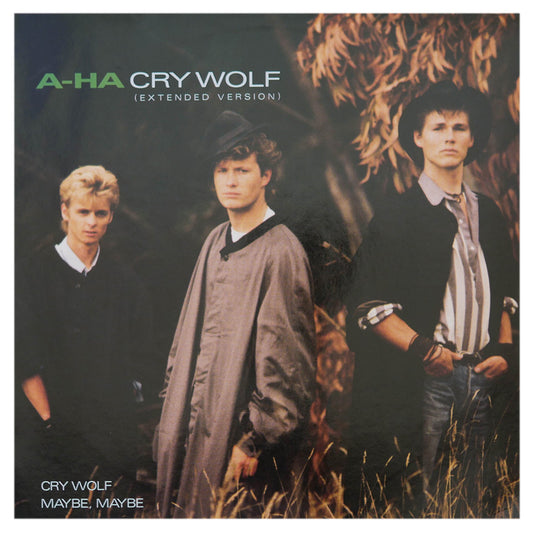 A-HA  - CRY WOLF/MAYBE, MAYBE | 12" MAXI SINGLE USADO