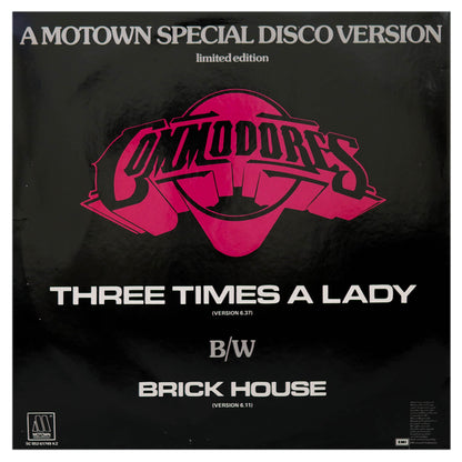 COMMODORES - BRICK HOUSE/THREE TIMES LADY | 12" MAXI SINGLE USADO