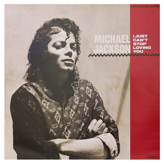MICHAEL JACKSON - I JUST CAN'T STOP LOVING YOU | 12" MAXI SINGLE USADO