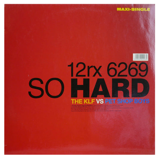 PET SHOP BOYS - SO HARD (REMIX) | 12" MAXI SINGLE USADO