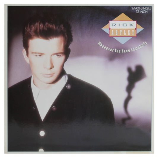 RICK ASTLEY  - WHENEVER YOU NEED SOMEBODY | 12" MAXI SINGLE USADO