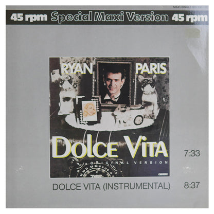 RYAN PARIS - DOLCE VITA | 12" MAXI SINGLE USADO
