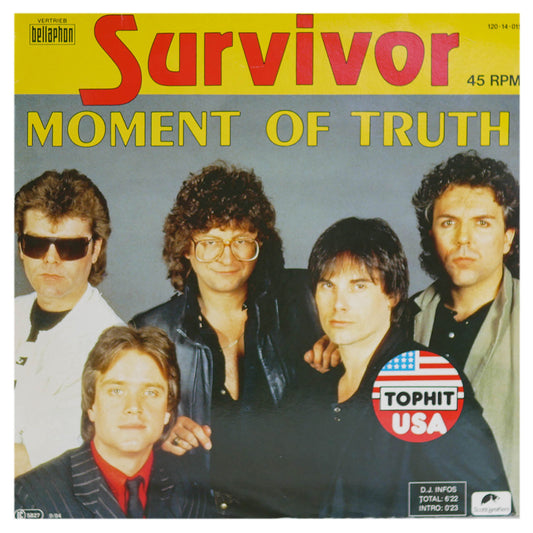 SURVIVOR - MOMENT OF TRUTH | 12" MAXI SINGLE USADO