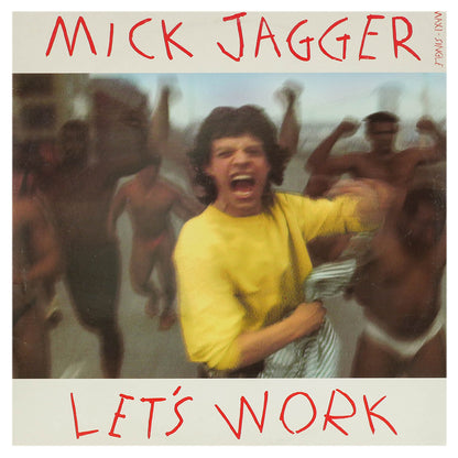 MICK JAGGER - LET'S WORK | 12" MAXI SINGLE USADO