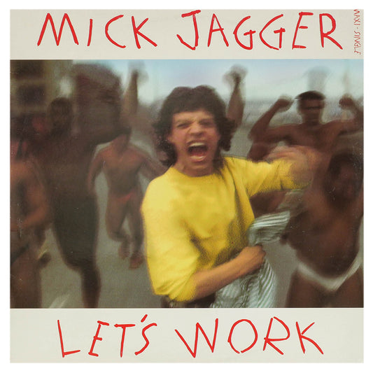 MICK JAGGER - LET'S WORK | 12" MAXI SINGLE USADO
