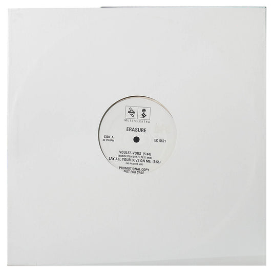 ERASURE - VOULEZ VOUS/LAY ALL YOUR LOVE ON ME/TAKE A CHANCE ON ME/S.O.S.  | 12" MAXI SINGLE USADO