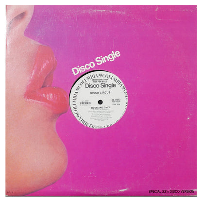 DISCO CIRCUS - OVER AND OVER | 12" MAXI SINGLE USADO