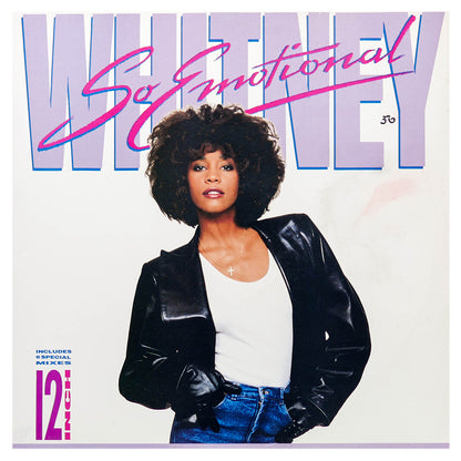 WHITNEY HOUSTON - SO EMOTIONAL | 12" MAXI SINGLE USADO