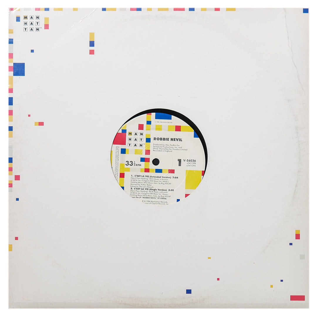 ROBBIE NEVIL  - C'EST LA VIE | 12" MAXI SINGLE USADO