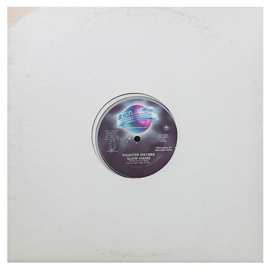 POINTER SISTERS - SLOW HAND | 12" MAXI SINGLE USADO