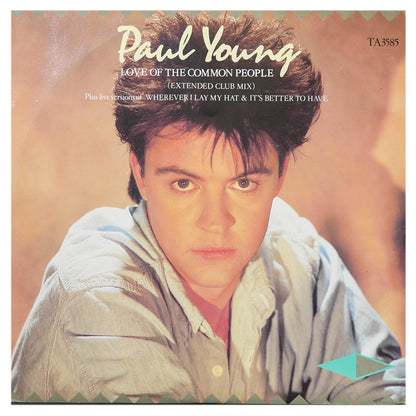 PAUL YOUNG - LOVE OF THE COMMON PEOPLE | 12" MAXI SINGLE USADO