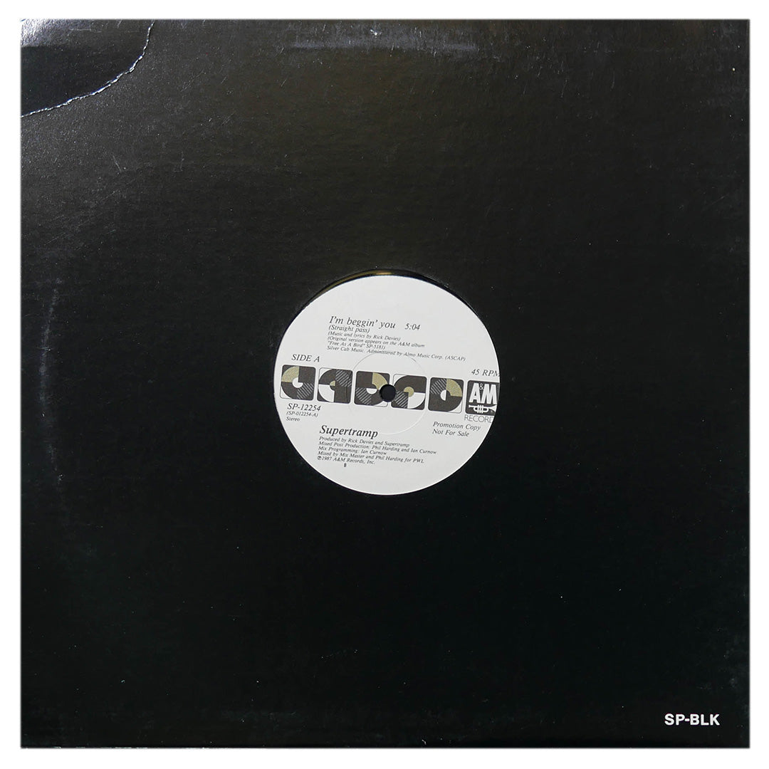 SUPERTRAMP - I'M BEGGIN' YOU | 12" MAXI SINGLE USADO