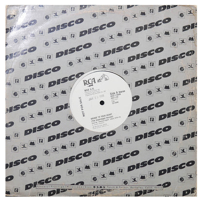 WAX - BRIDGE TO YOUR HEART | 12" MAXI SINGLE USADO