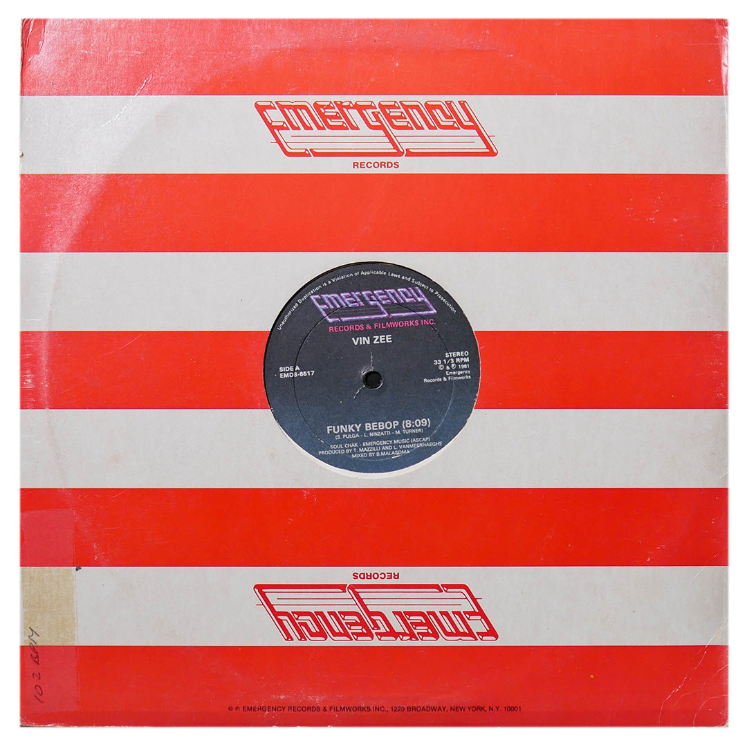 VIN ZEE - FUNKY BEBOP | 12" MAXI SINGLE USADO