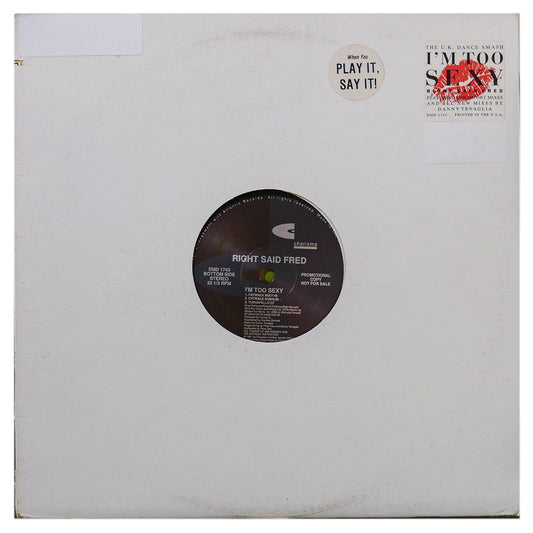 RIGHT SAID FRED - I'M TOO SEXY | 12" MAXI SINGLE USADO