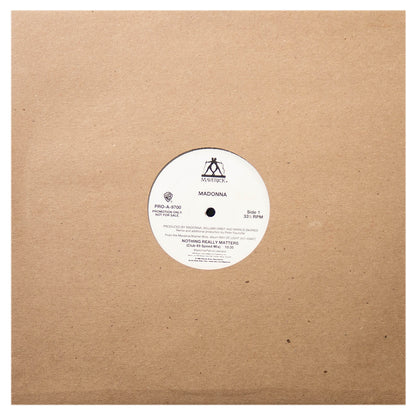 MADONNA - NOTHING REALLY MATTERS | 12" MAXI SINGLE USADO