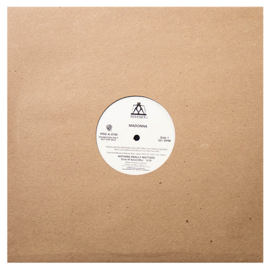 MADONNA - NOTHING REALLY MATTERS | 12" MAXI SINGLE USADO