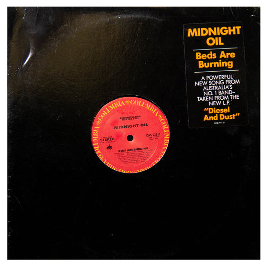 MIDNIGHT OIL - BEDS ARE BURNING | 12" MAXI SINGLE USADO