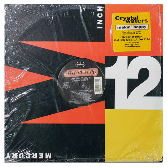 CRYSTAL WATERS  - MAKIN' HAPPY | 12" MAXI SINGLE USADO