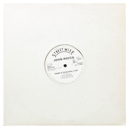 John Rocca - I Want It To Be Real | 12" MAXI SINGLE USADO