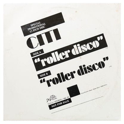 Citi - Roller Disco | 12" MAXI SINGLE USADO