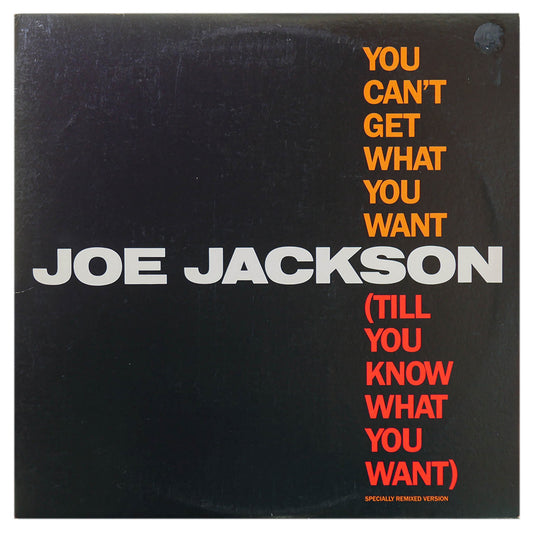 JOE JACKSON  - YOU CAN'T GET WHAT YOU WANT | 12" MAXI SINGLE USADO