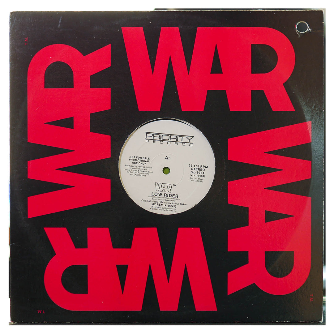 WAR  - LOW RIDER | 12" MAXI SINGLE USADO
