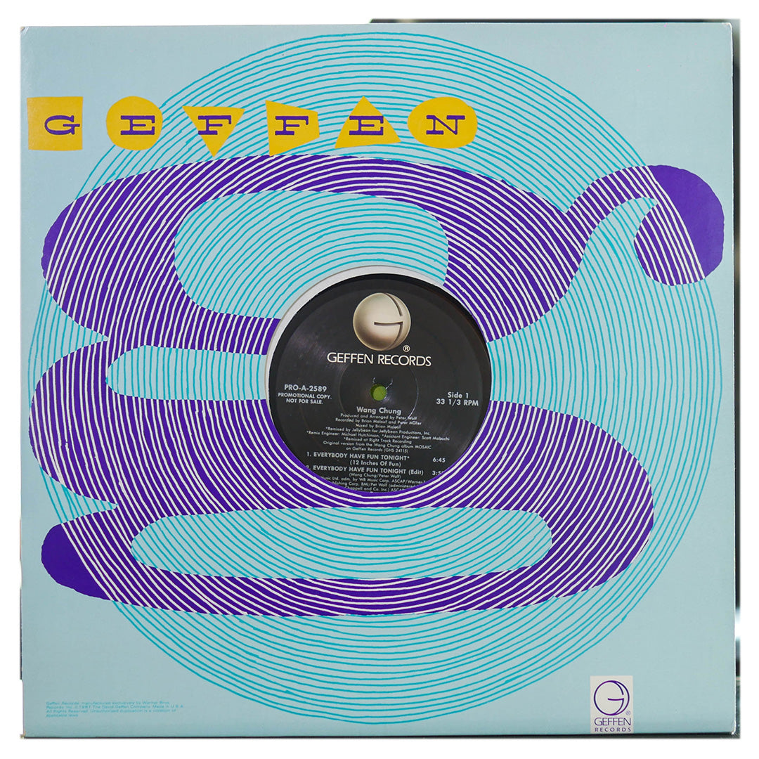 WANG CHUNG - EVERYBODY HAVE FUN TONIGHT | 12" MAXI SINGLE USADO