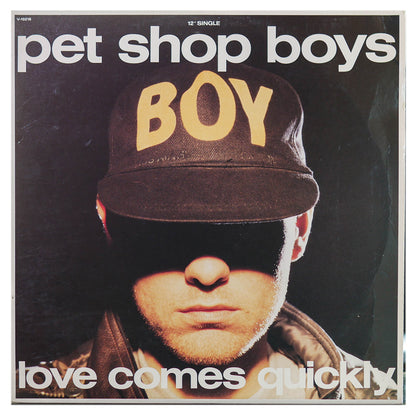 PET SHOP BOYS - LOVE COMES QUICKLY | 12" MAXI SINGLE USADO