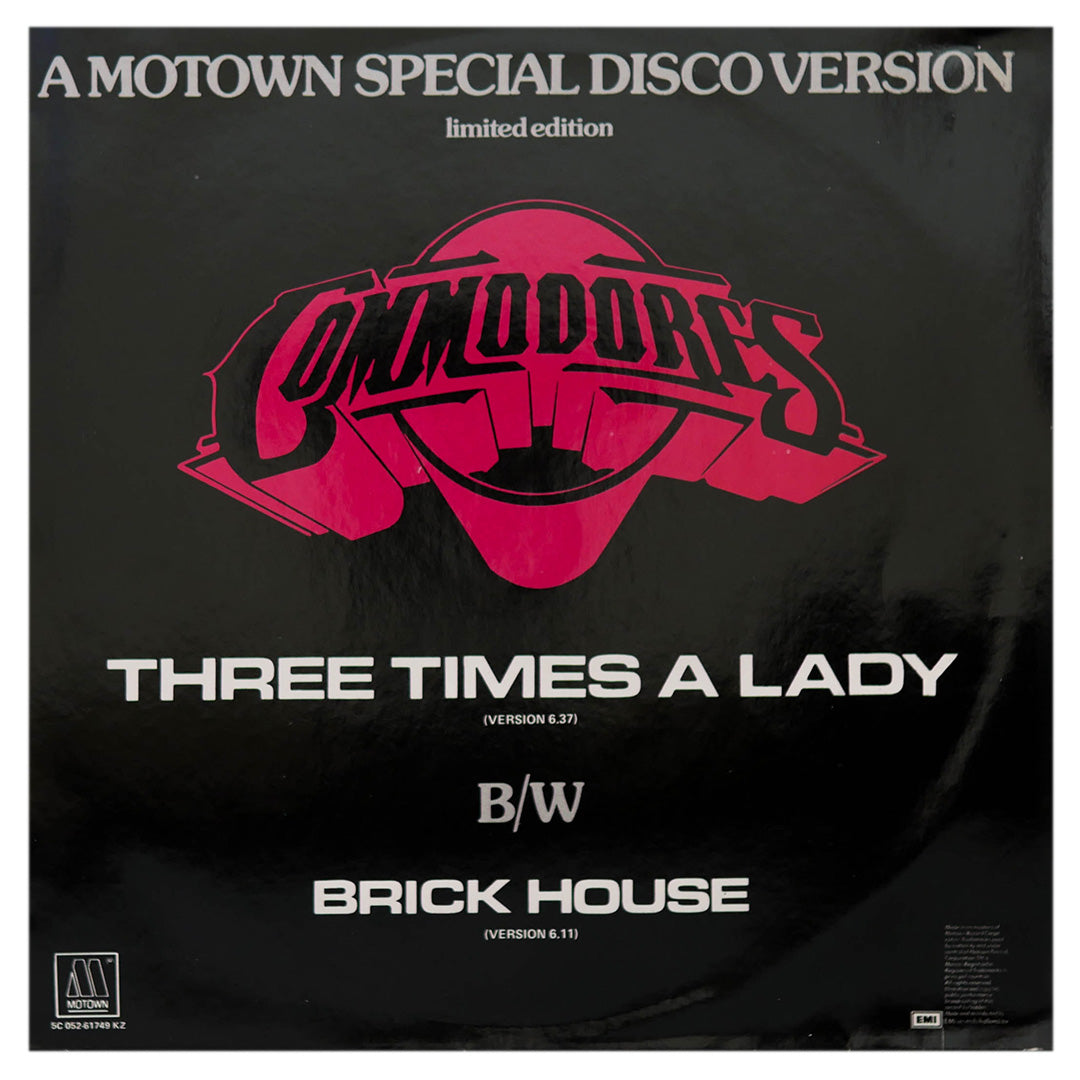 COMMODORES - BRICK HOUSE/THREE TIMES LADY | 12" MAXI SINGLE USADO